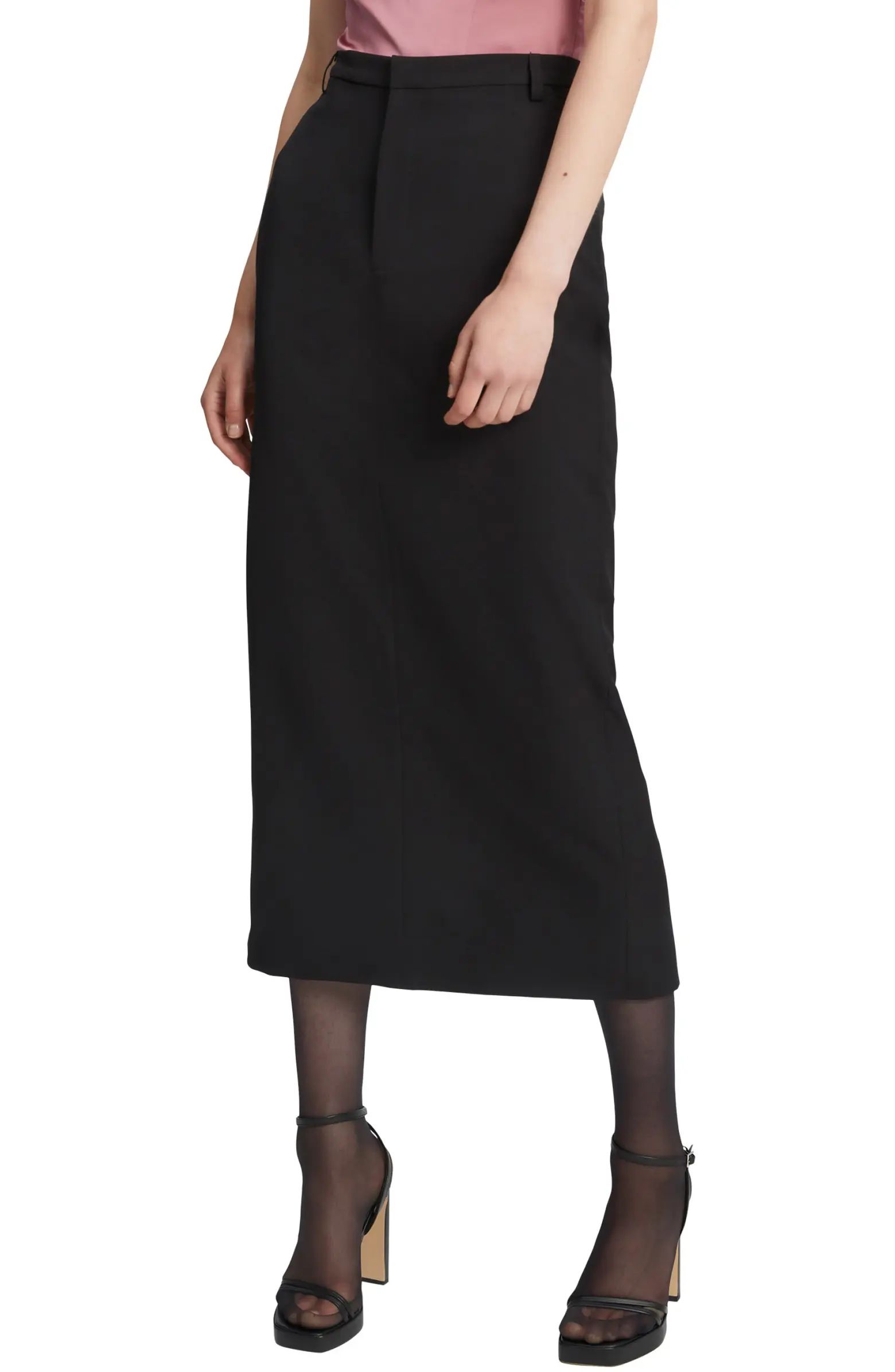 Tailored Midi Skirt | Nordstrom