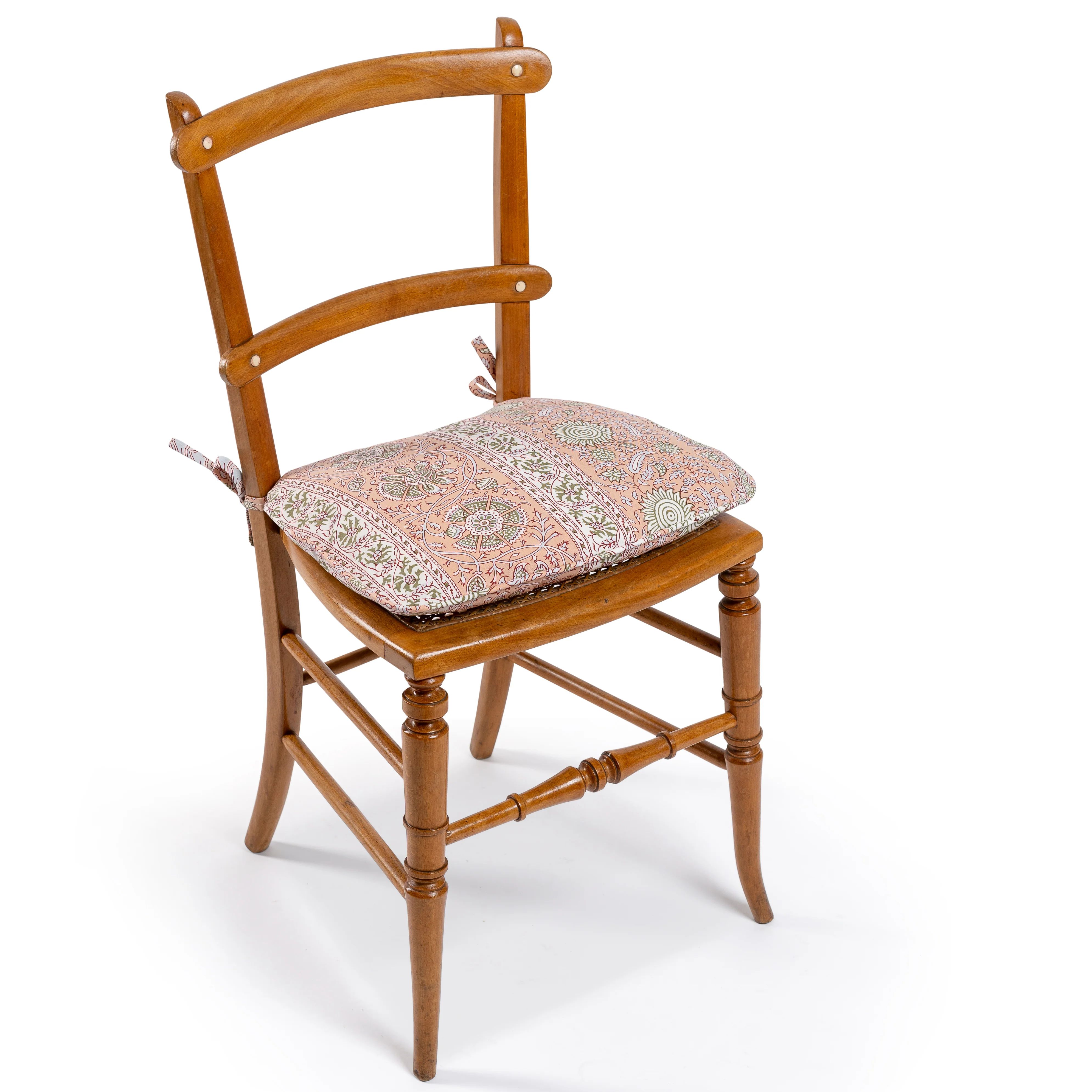 Victorian blonde beech chair | Sharland England