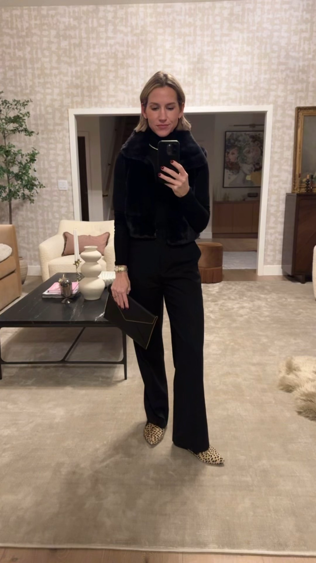 Husbands company party outfit! Cozy, casual Christmas.