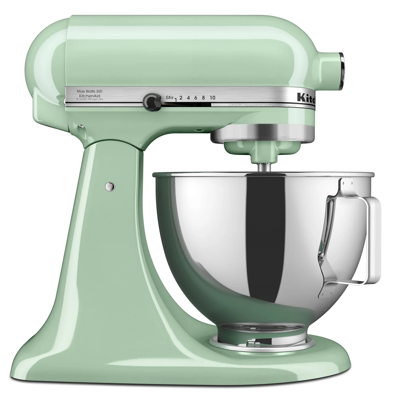 KitchenAid Deluxe Series 4.5 Quart Tilt-Head Stand Mixer with Stainless Bowl, Pistachio, Model KS... | Walmart (US)