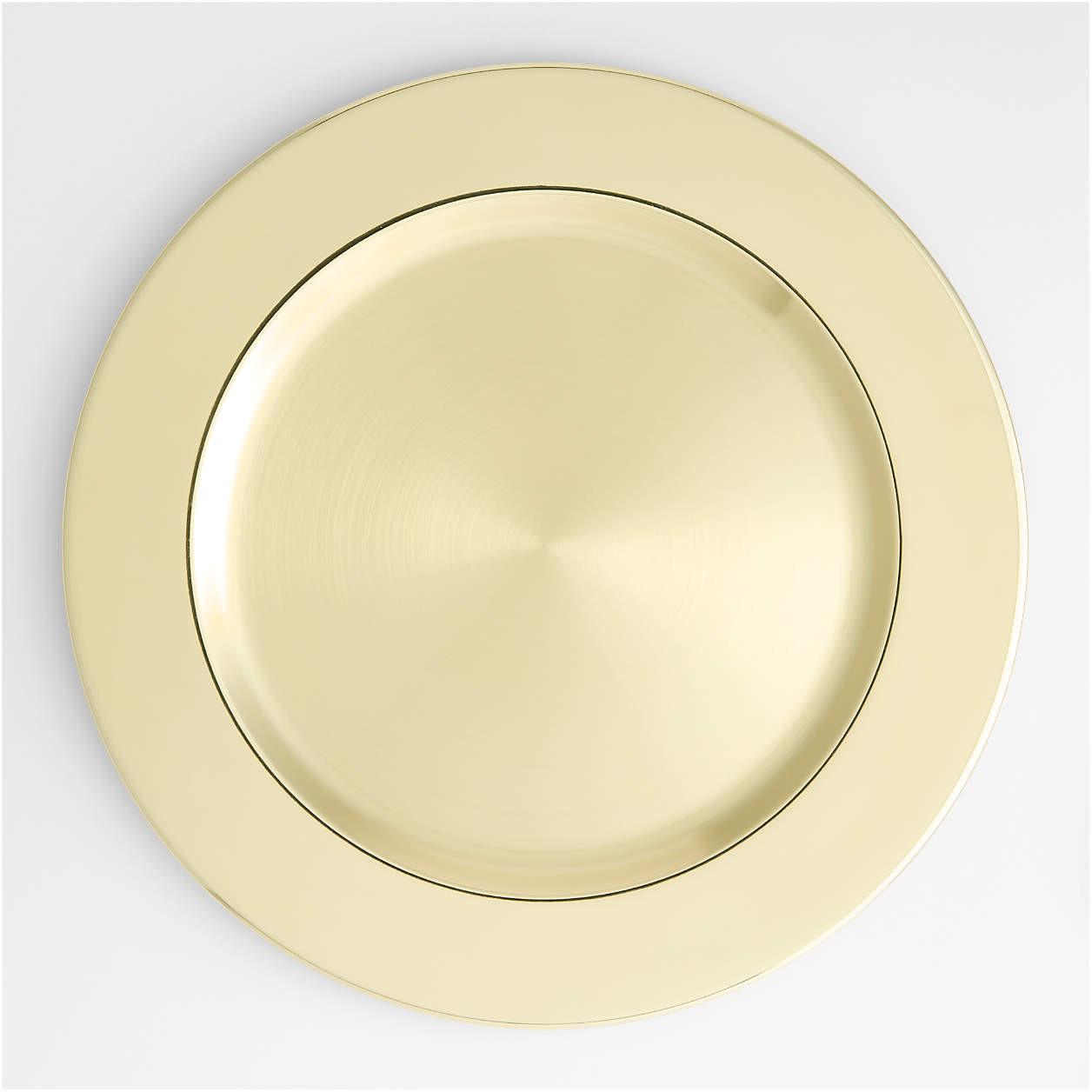 Holiday Gold-Plated Charger Plate + Reviews | Crate & Barrel | Crate & Barrel