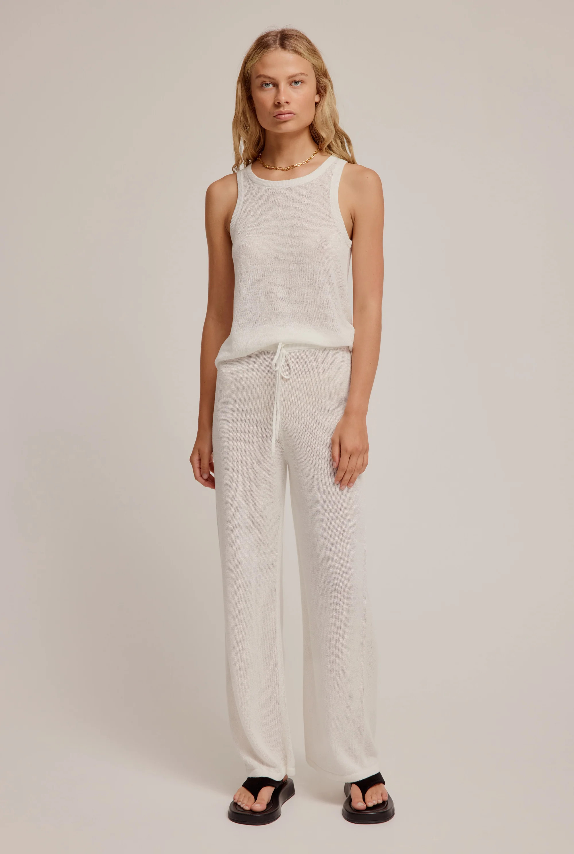 Linen Knitted Pant | Venroy AU
