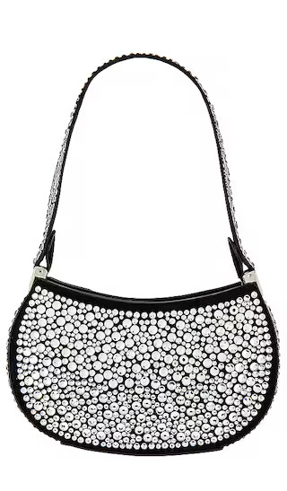Desie Crystal Shoulder Bag in Black | Revolve Clothing (Global)