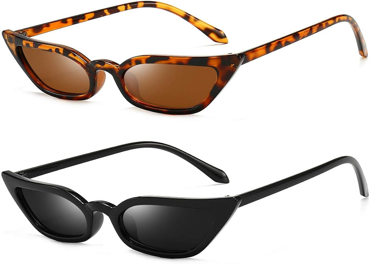 Dollger Retro Rectangle Sunglasses for Women Small Clout Goggles Fashion Designer Cool Square Sha... | Amazon (US)