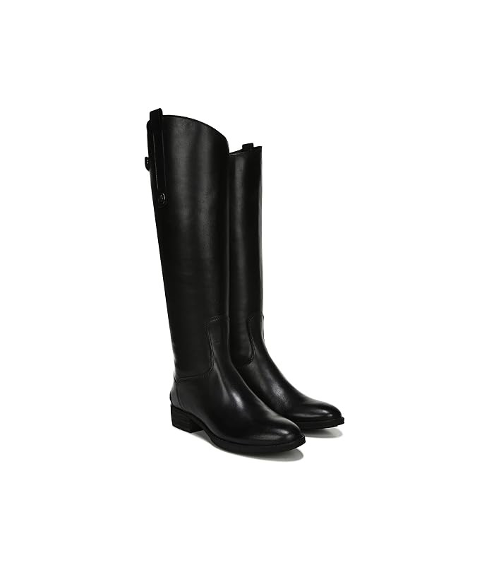 Sam Edelman Penny Leather Riding Boot Women's Zip Boots Whiskey : 5.5 M | Zappos.com