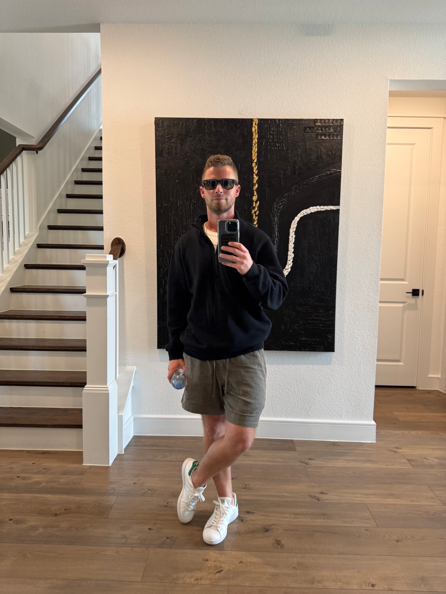 Casual spring 

Abercrombie linen blend pull on shorts with a white tee and Amazon quarter zip.

All true to size 

#LTKMens #LTKSaleAlert #LTKgrwm