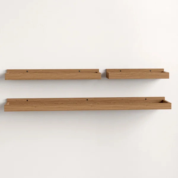 Glisson 3 Piece Floating Shelf Set (Set of 3) | Wayfair North America