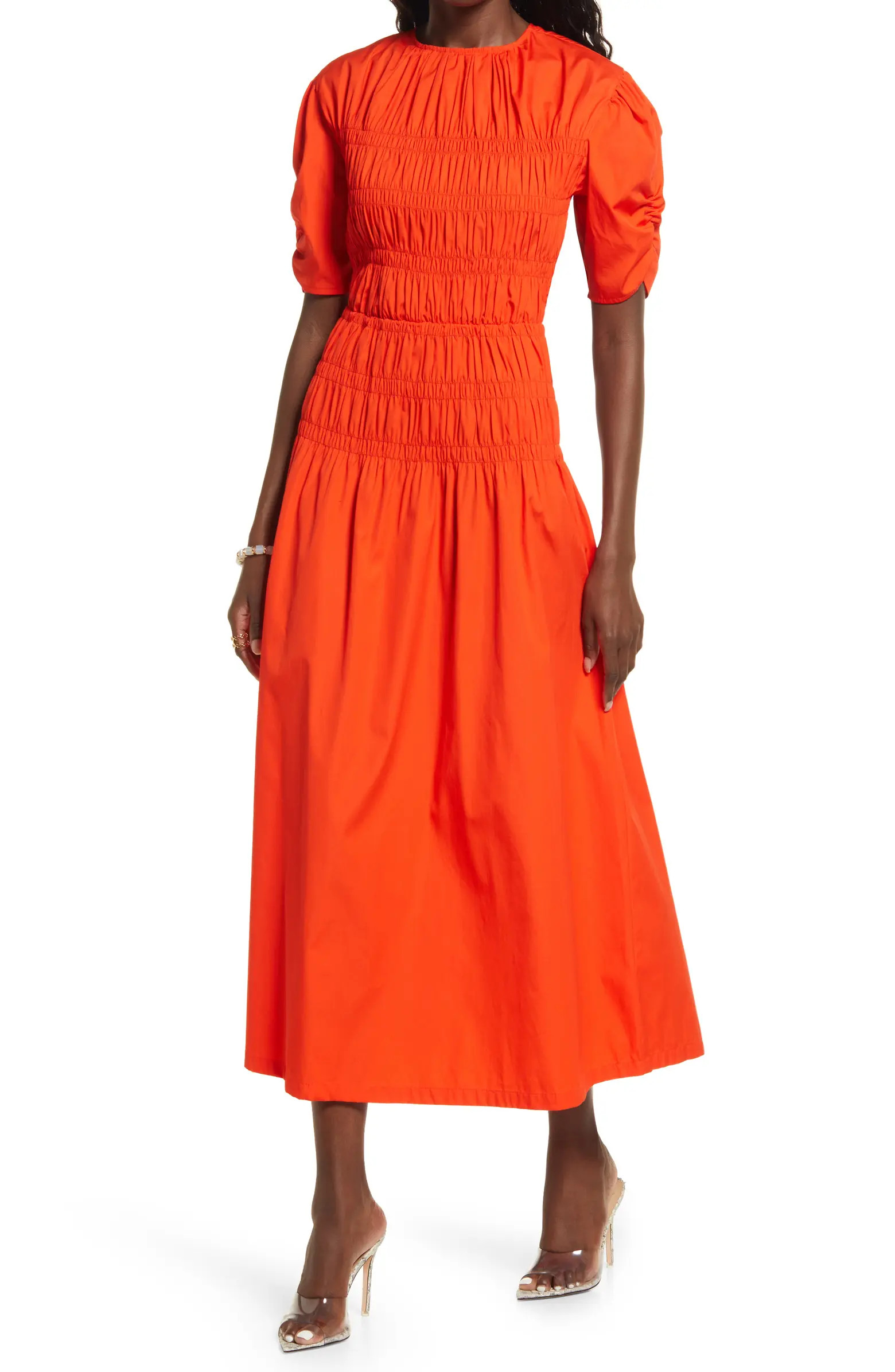 Open Edit Smocked Maxi Dress | Nordstrom | Nordstrom