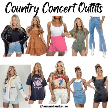 Country concert. Concert outfit. Western outfit. Western style. Country style. Country outfit. 

#LTKunder100 #LTKFind #LTKunder50