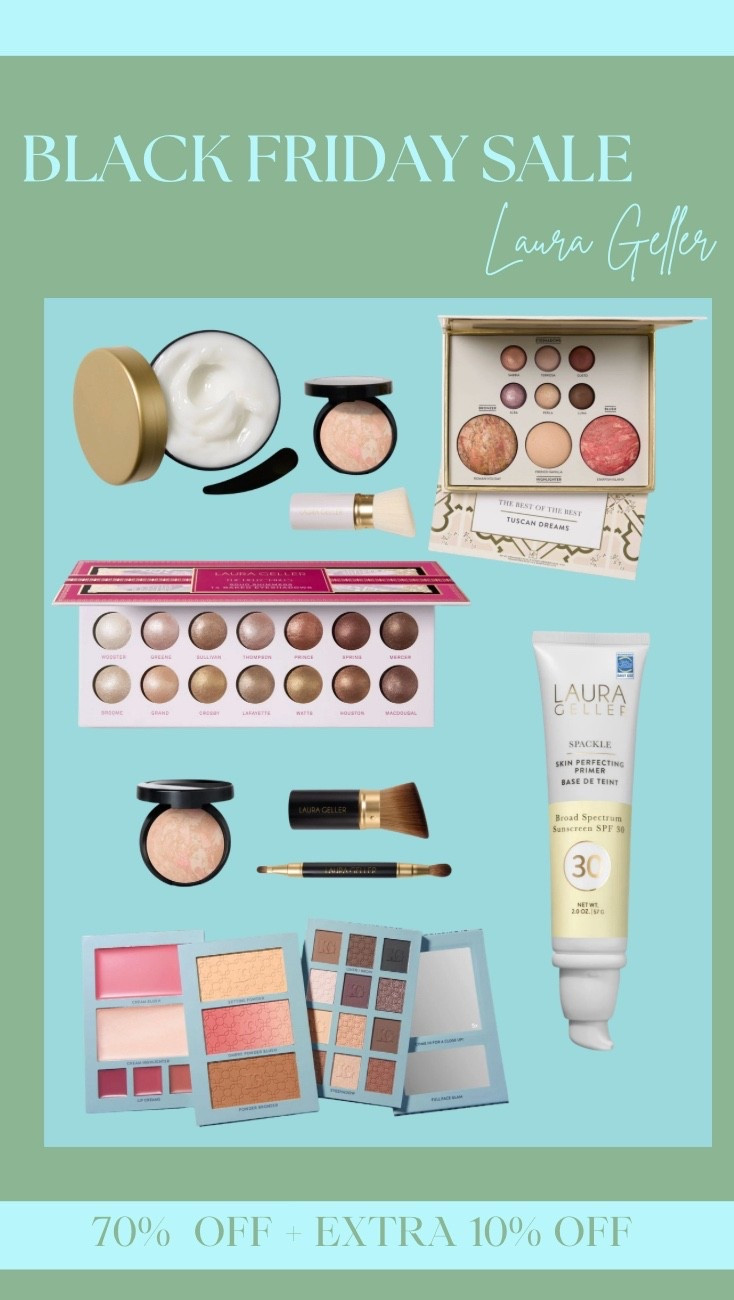 Laura Geller is having 80% as an early Black Friday deal!! My go to products for a natural and flawless makeup application! 

#LauraGeller #BeautySale #BlackFriday #MakeupSale 

#LTKFindsUnder50 #LTKBeauty #LTKgrwm