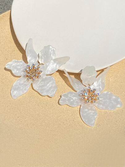 Flower Drop Earrings | SHEIN