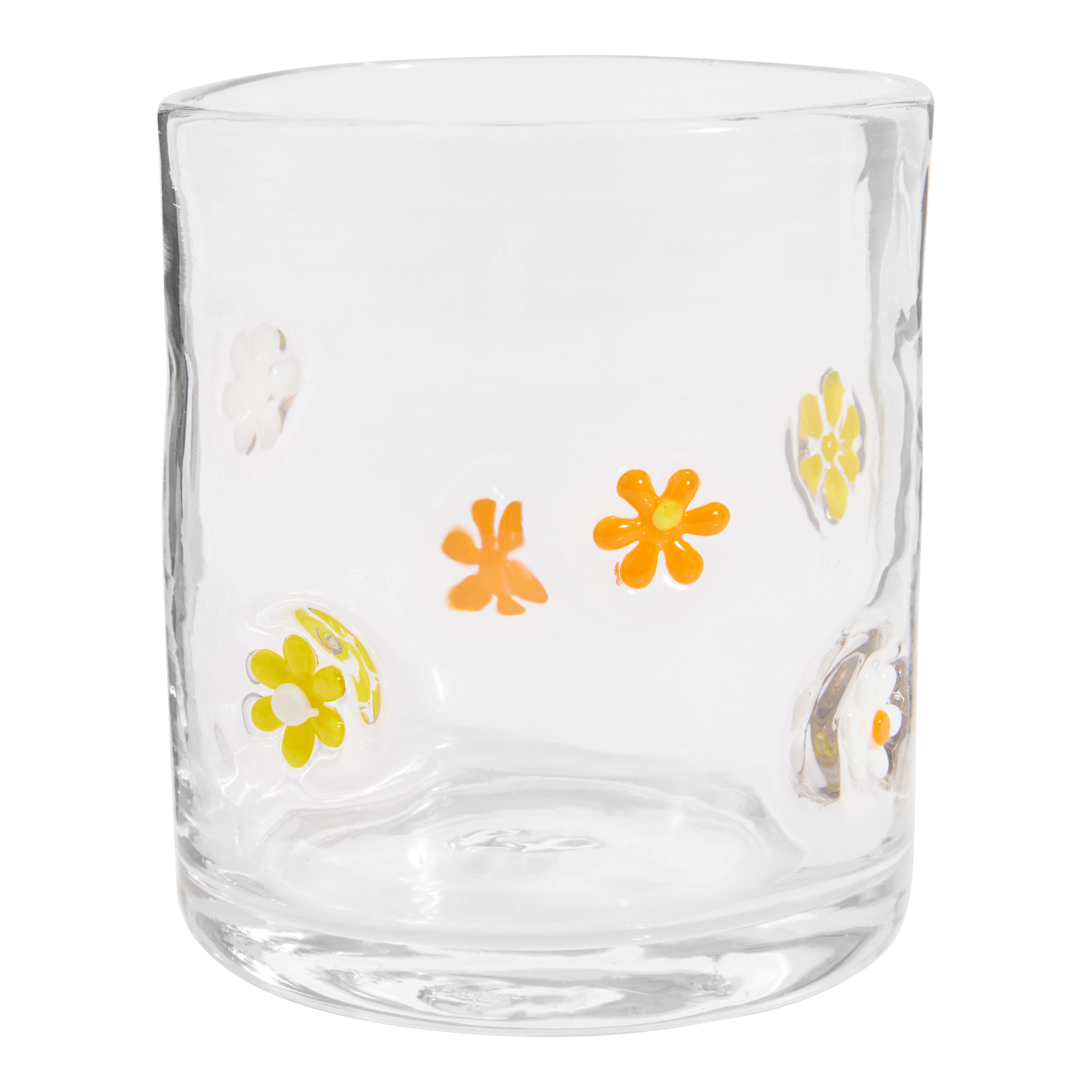 Charm Inlay Double Old Fashioned Glass | World Market