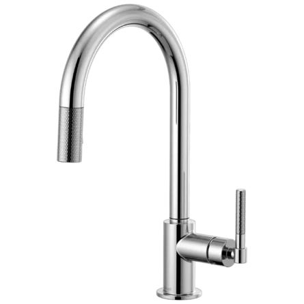 Litze® Pull-Down Faucet with Arc Spout and Knurled Handle | Wayfair North America