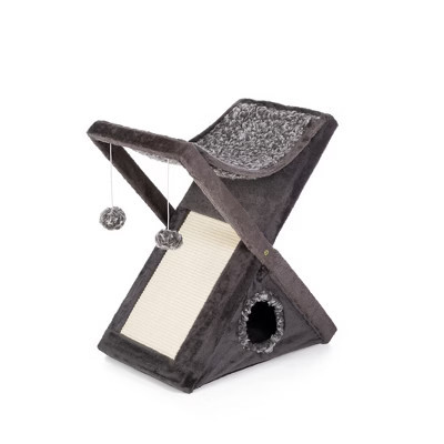 Prevue Pet Products X-tra Fun Kitty Center Grey Cat Tree 7336 | Target