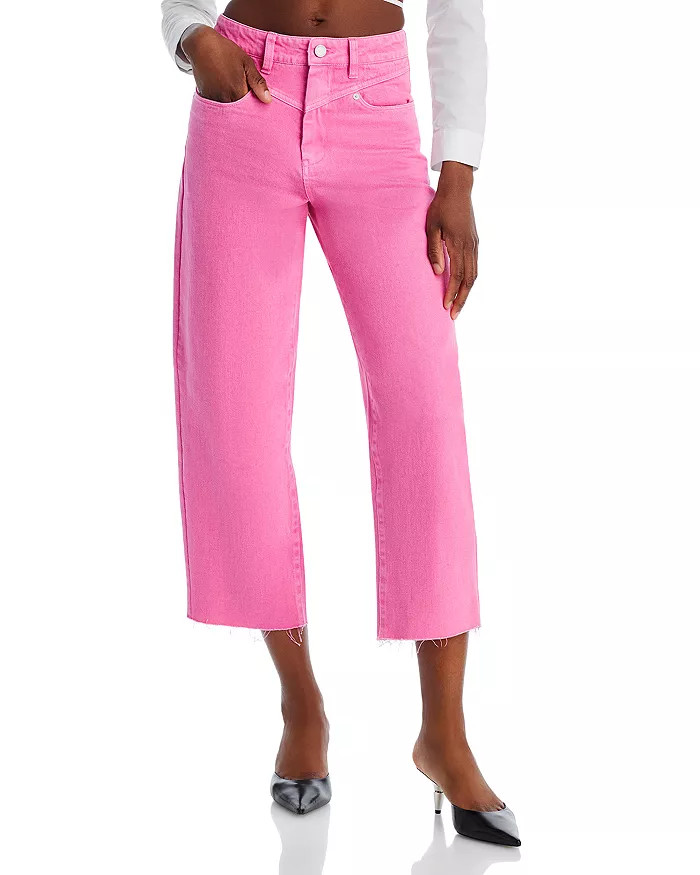 High Rise Ankle Jeans in Strawberry | Bloomingdale's (US)