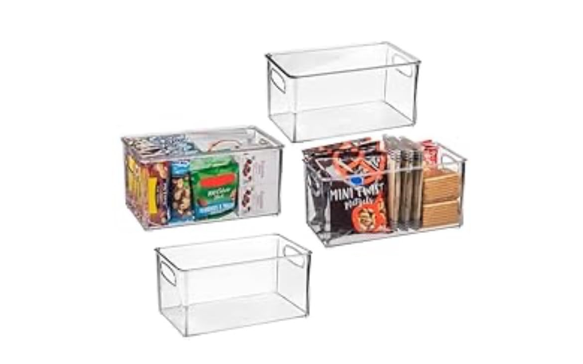 ClearSpace Plastic Pantry Organization and Storage Bins with Lids – Perfect Kitchen Organizatio... | Amazon (US)