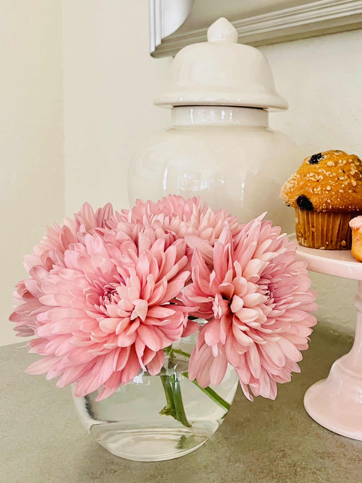 Spring Vignette! Mini glass bubble bowl styling!

#LTKFindsUnder50 #LTKStyleTip #LTKHome
