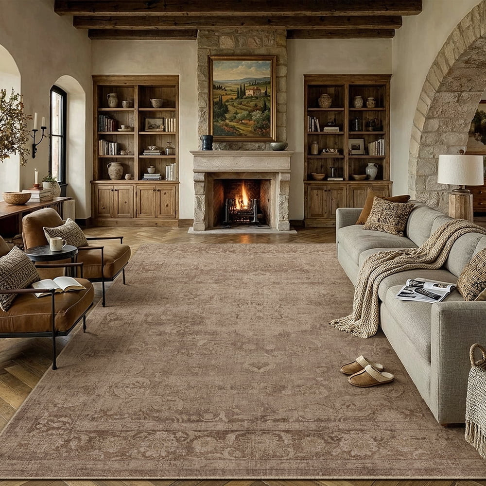 BERTHMEER 9'x12' Area Rugs for Living Room Bedroom Dining Room Farmhouse Office Oriental Vintage ... | Walmart (US)