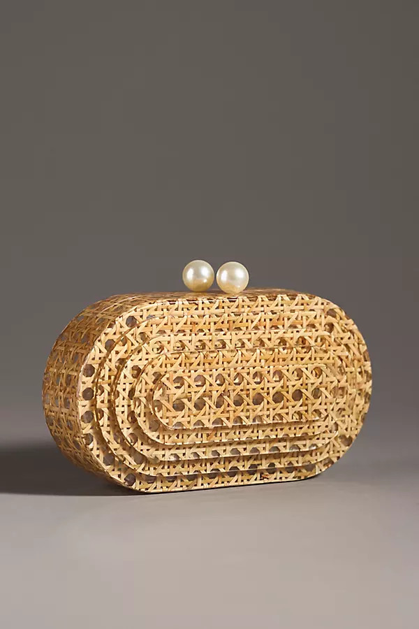 Rae of Light Acrylic Cane Clutch | Anthropologie (US)