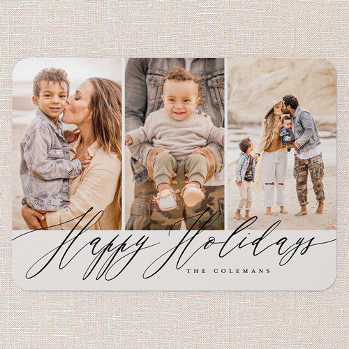 Stylized Sentiment Holiday Card | Shutterfly