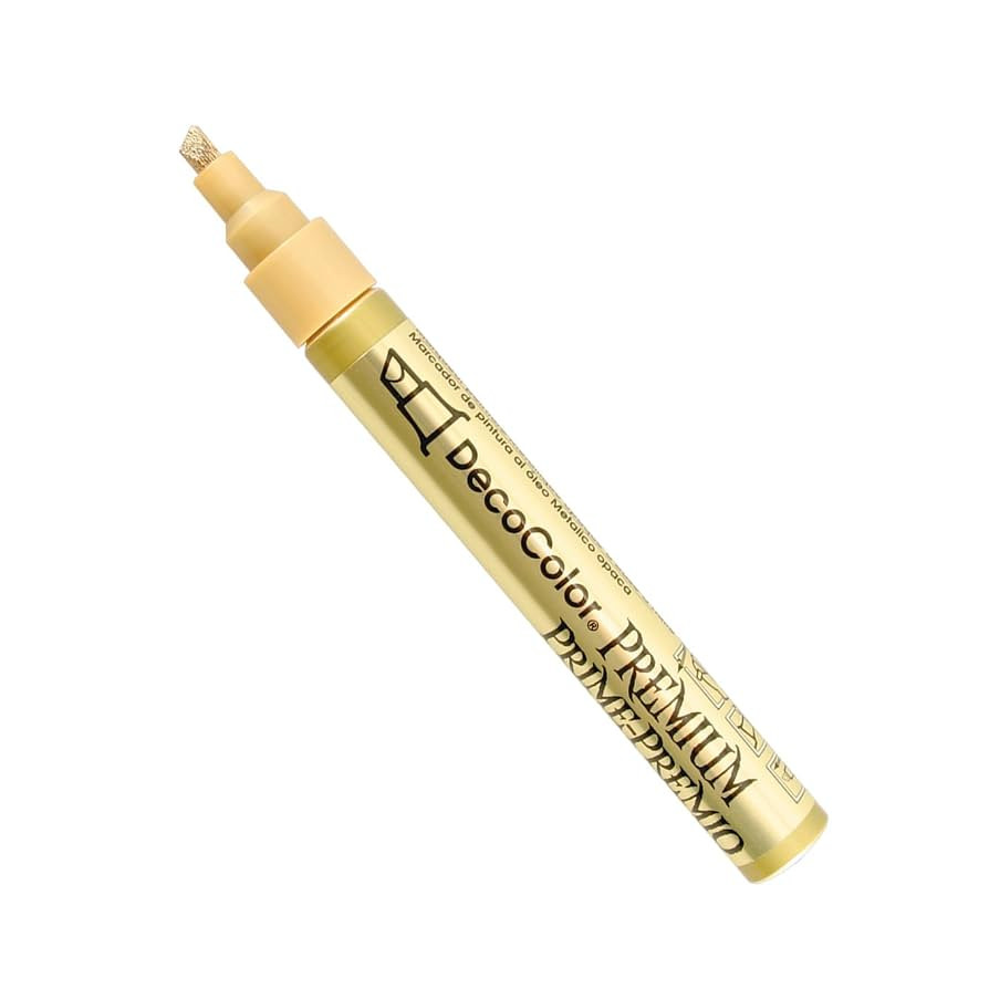 DecoColor Premium Chisel Paint Marker, Gold | Amazon (US)