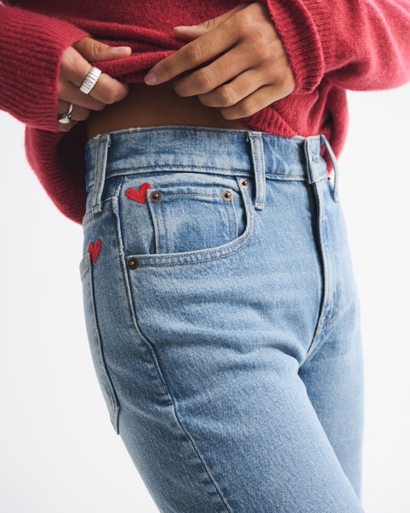 Women's High Rise 90s Relaxed Jean | Women's Bottoms | Abercrombie.com | Abercrombie & Fitch (UK & DE)