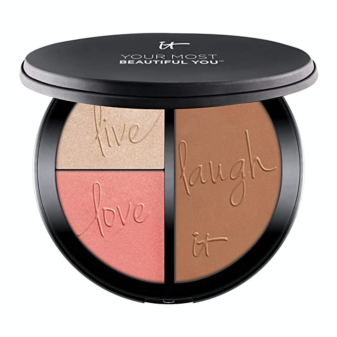 IT Cosmetics Your Most Beautiful You Anti-Aging Matte Bronzer, Radiance Luminizer & Brightening B... | Amazon (US)