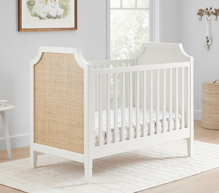 Ava Regency Caned Endpanel Crib | Pottery Barn Kids