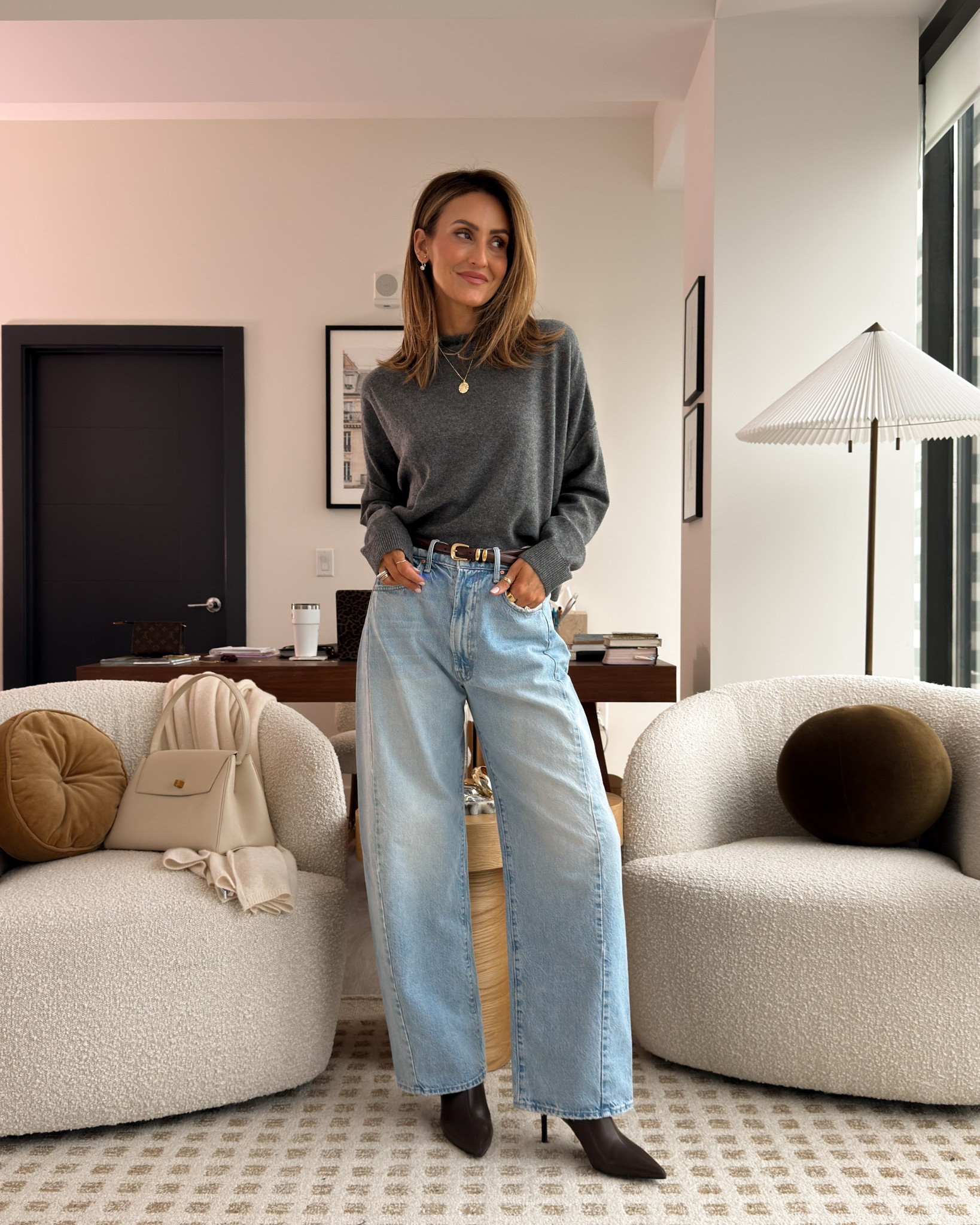 One of my favorite jeans this year, I’ve traveled in them various times and love the fit and wash! They fit generous! I own this mock neck cashmere sweater in three colors and wear them with everything from jeans to my Pilates workout sets! TTS/xs 

Anthro cyber sale is live with my code: KARINA30 gets you 30% off  + Spend $200 Now, Get $50 Later for Holiday Gifting, 12/11 - 12/25 ONLINE ONLY! 

#LTKCyberWeek #LTKootd #LTKSaleAlert