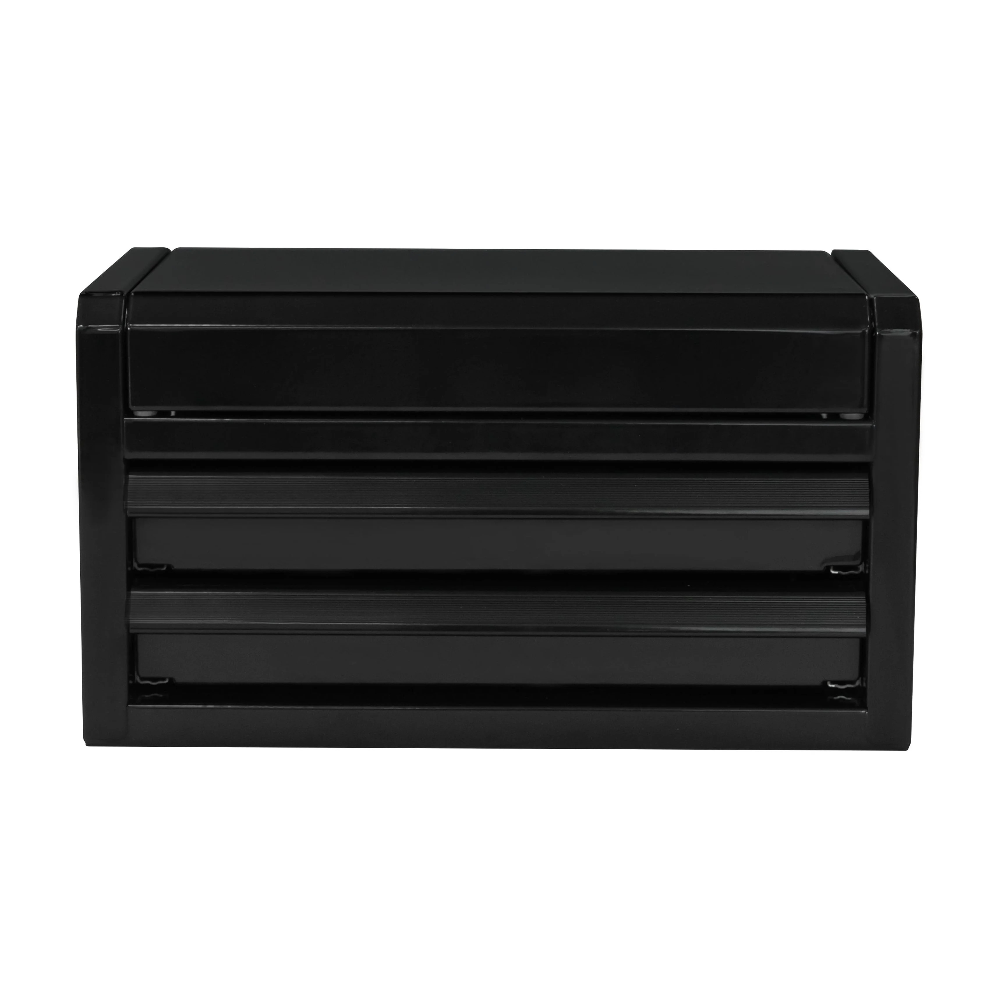 Hyper Tough Mini 10-Inch 2-Drawer Steel Toolbox – Black | Walmart (US)