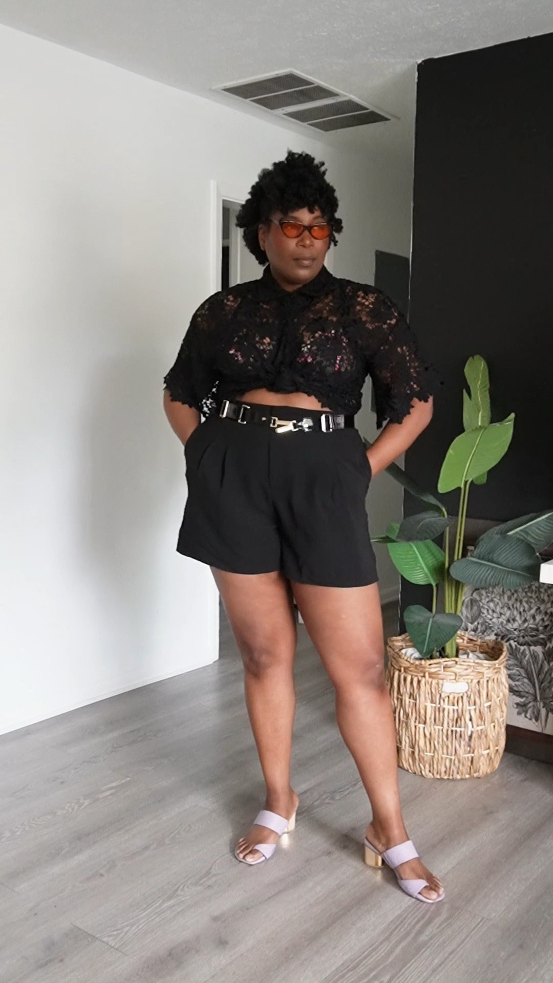 Style Tip: When wearing all black, opt for pairing different textures then top it off with a subtle pop of color.

#LTKootd #LTKgrwm #LTKTall