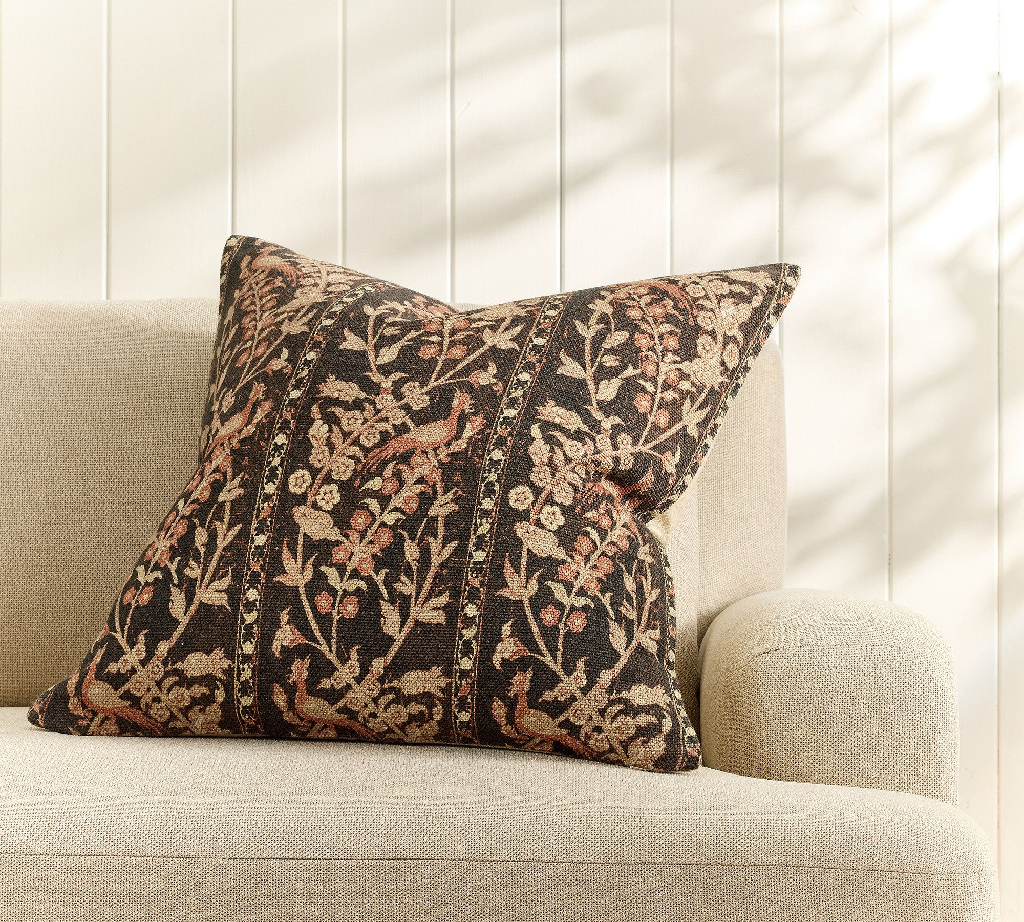 Abbey Printed Pillow Cover | Pottery Barn (US)