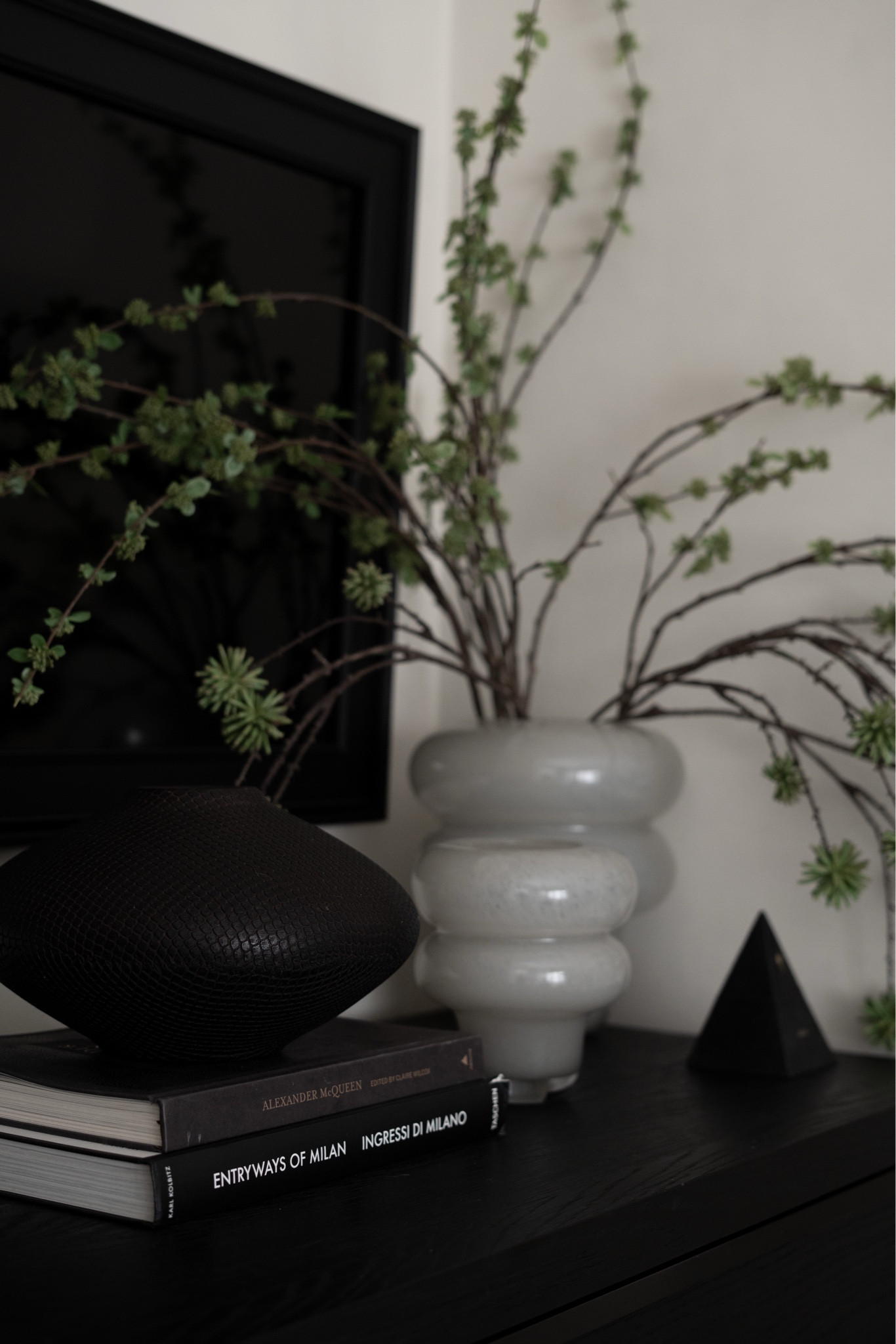 Eeekk! I love this corner of my bathroom! I love watching the tv from the tub 😊 and when it comes to styling I keep everything (mostly!) low so it doesn’t block my view! These glass vases, the stacks of book (with the 🐍) and the 🐍 vase… and the candle. It’s all my favorite favorite things!! 

#LTKHome #LTKStyleTip #LTKSeasonal
