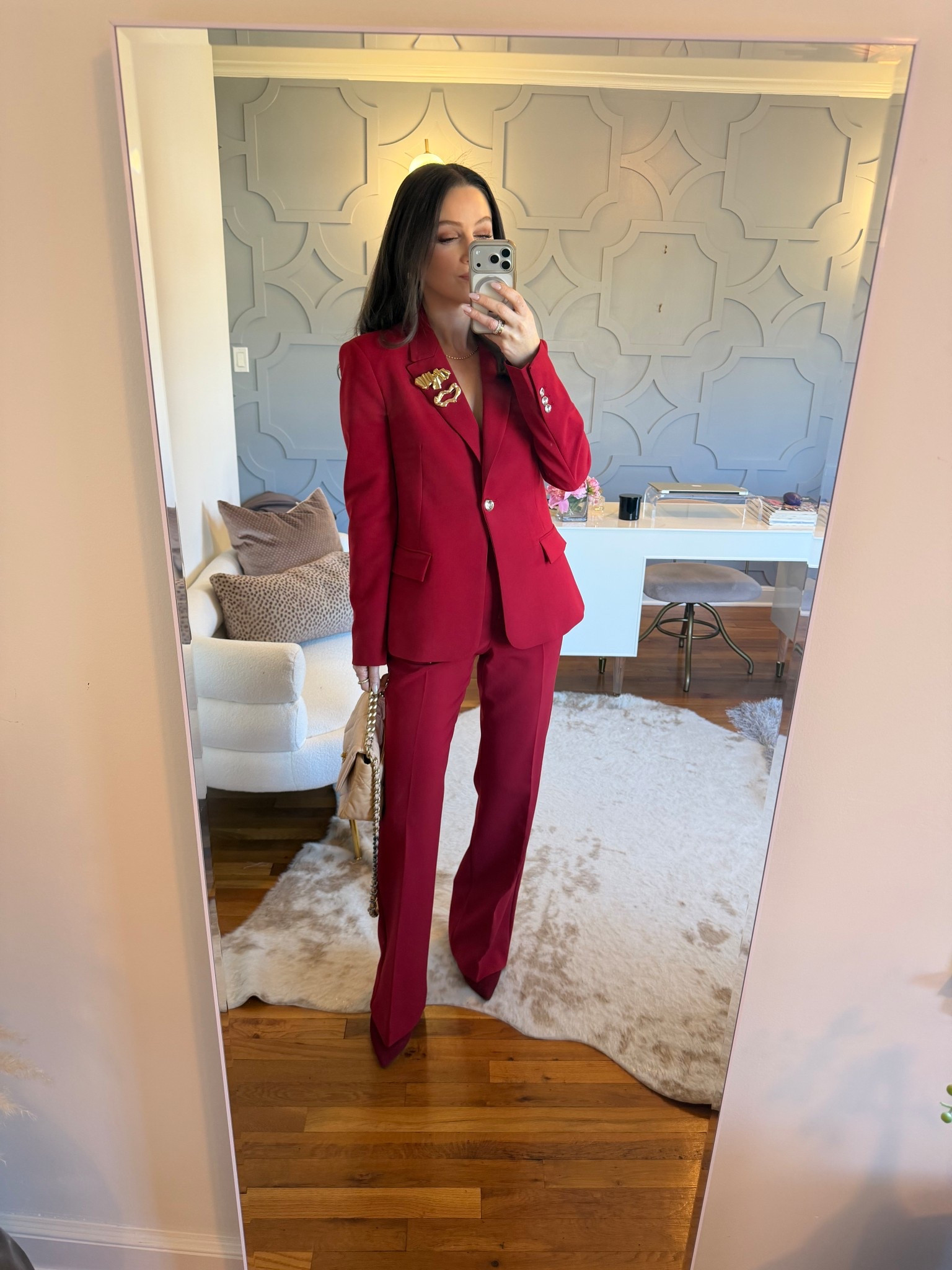 This suit looks like a million bucks but you won’t believe the price! Both the blazer and the pants run true to size. The heels also run true to size, are the most comfortable heel height for walking and looking polished and you can use my code JulieK15 for 15% off the shoes!!! 

#LTKOver40 #LTKootd #LTKWorkwear