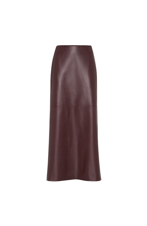 Brunello Cucinelli Long column skirt in Burgundy at Nordstrom, Size 36 It | Nordstrom