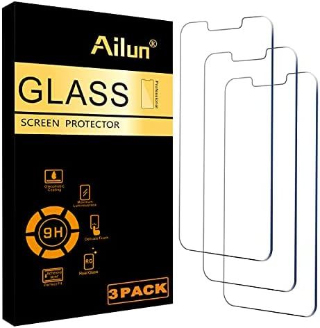 Ailun Glass Screen Protector Compatible for iPhone 13/13 Pro [6.1 Inch] Display 3 Pack Case Frien... | Amazon (US)