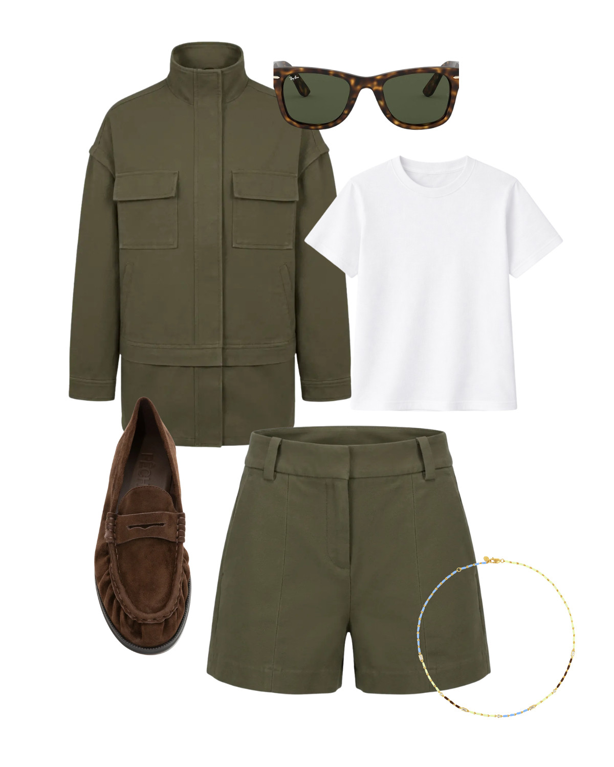 Olive green set of my dreams 🌿 effortless, elevated, and so easy to wear. 

 #LTKgrwm #LTKootd #LTKSeasonal