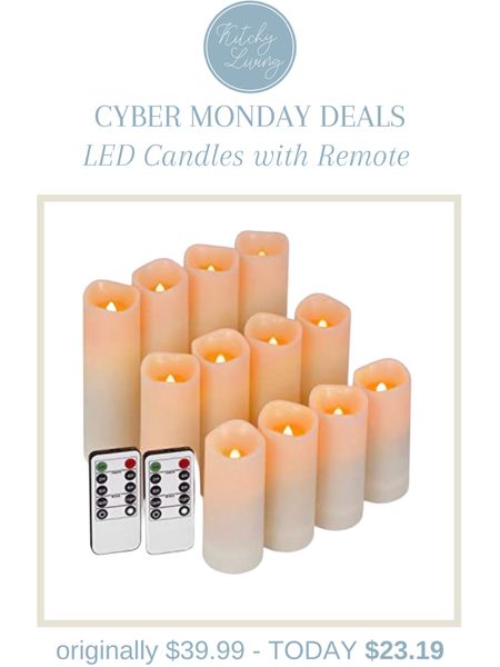 Cyber Monday Deals on Amazon - Flameless LED Candles 12-Pack #amazonfinds #homedecor #cybermonday 

#LTKsalealert #LTKCyberweek #LTKunder50