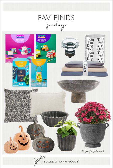 My favorite home decor ands kids craft activity finds this week. 

Fall decor, planters, pumpkin decor, marble bowls, decor bowls, cabinet hardware, organizers  

#LTKhome #LTKunder50 #LTKFind