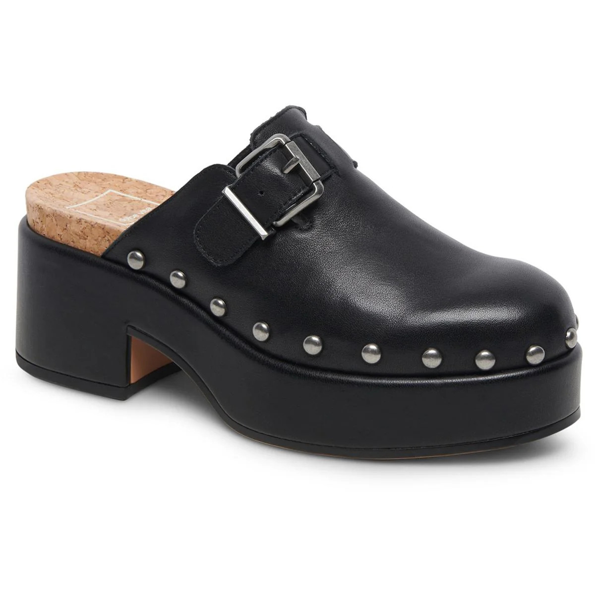 Yevan Womens Solid Leather Clogs | Shop Simon