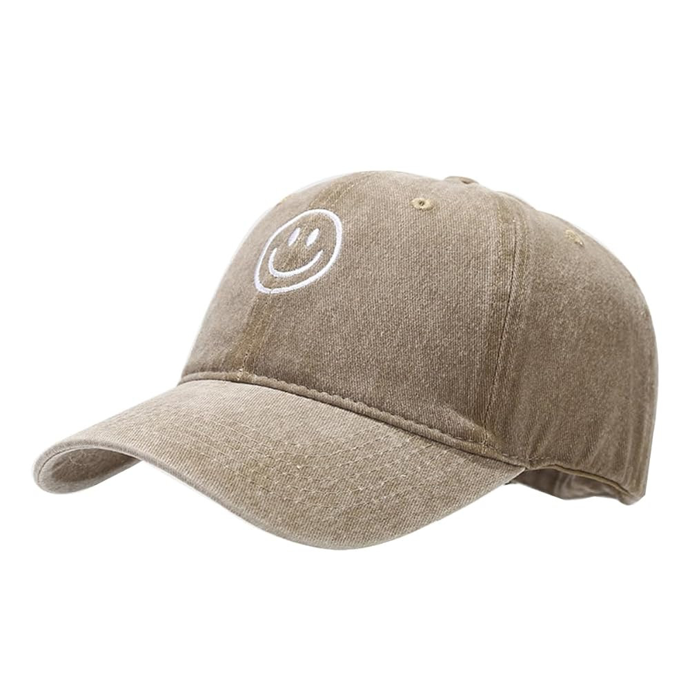 Unisex Basic Solid Baseball Cap Vintage Washed Distress Cotton Low Profile Dad Hat Adjustable Spo... | Amazon (US)