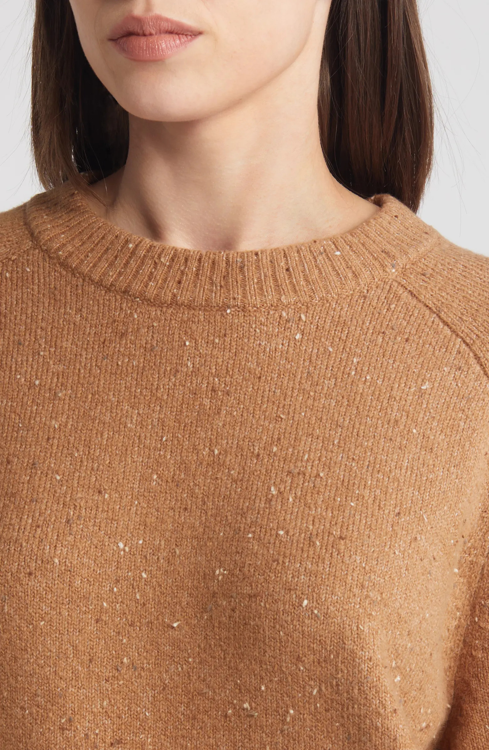 Speckled Pima Cotton Blend Sweater | Nordstrom