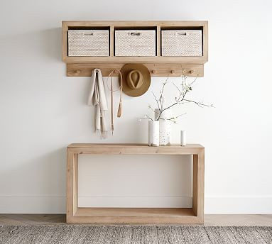 Folsom Entryway Wall Shelf & Console Table | Pottery Barn (US)