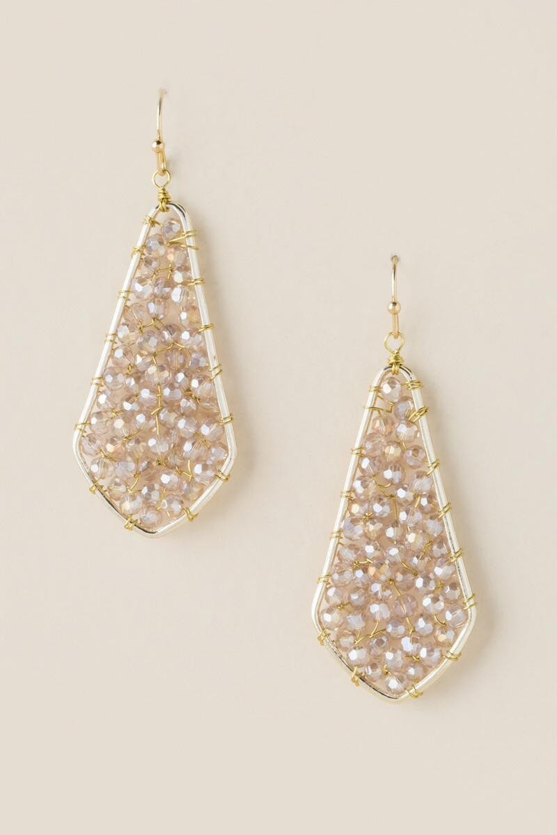Debbi Woven Beaded Earrings | Francesca’s Collections