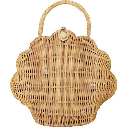 Shell Purse, Straw | Maisonette