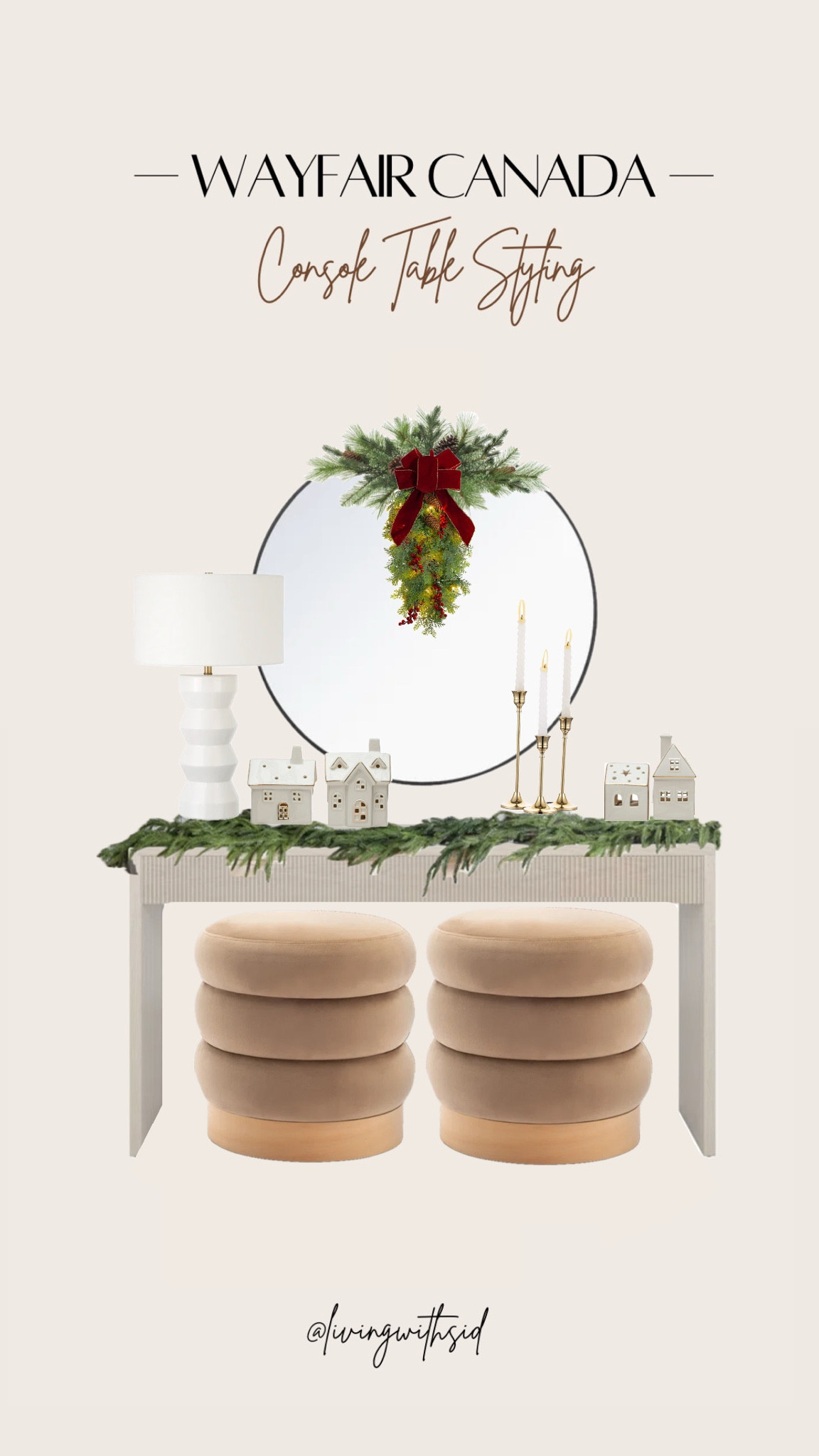 Console table styling inspiration - Holiday edition 
Wayfair Canada Black Friday Preview!
#holidays #christmas2024 #christmasdecor

#LTKsale #LTKcanada #LTKgiftguide