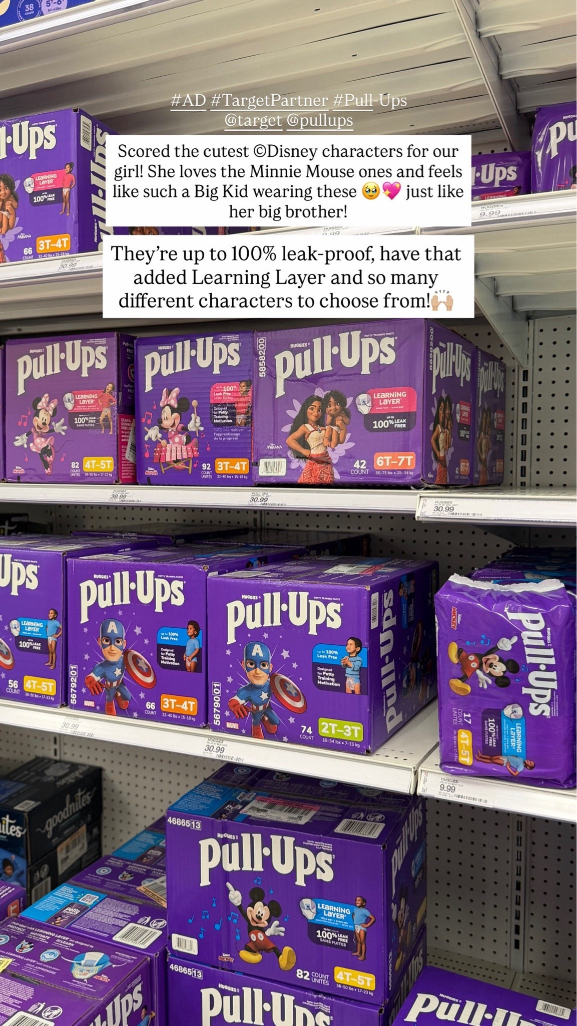 #AD Come with me to @target for a restock on our fave @pullups! They have been great for Miss Evelyn and her potty training journey 🤍 So excited to partner with them and share this amazing deal happening now — spend $100 on select baby-care products and receive a $30 Target Giftcard!! 😍🥰🥳 AND Target Circle Deal Days begins June 23 - June 26! 🎉🎉 perfect time to shop & take advantage of these amazing deals!! @shop.ltk #TargetPartner #Pull-Ups

Offer: Target Circle Deal: $30 Target GiftCard with $100 select baby care purchase
Eligibility: Target Circle Membership 
Availability: Sunday Sunday June 21st - Saturday June 27th, 2026, offer expires at 11:59pm PT.
Terms & Conditions: Category Deal. Valid in store or online. Limit one coupon/deal per Target Circle account. No other same department/category coupon/deal/bonus will apply. Offer excludes items sold & shipped by Target Plus™ Partners and clearance items. Void if copied, scanned, altered, transferred, purchased, sold or prohibited by law. Coupon/deal expires at 11:59pm PT. Item(s) may not be available at all stores. Gift cards and tax will not be included in determining purchase total. Target GiftCard not valid as payment on this purchase; terms and conditions apply. Quantities limited; no rain checks. No cash value. For full details on our Price Match policy, see Target.com/PriceMatch
