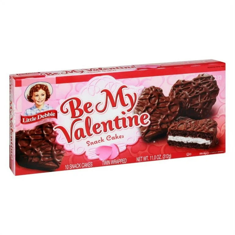 Little Debbie Be My Valentine Chocolate Snack Cakes, 11 oz | Walmart (US)