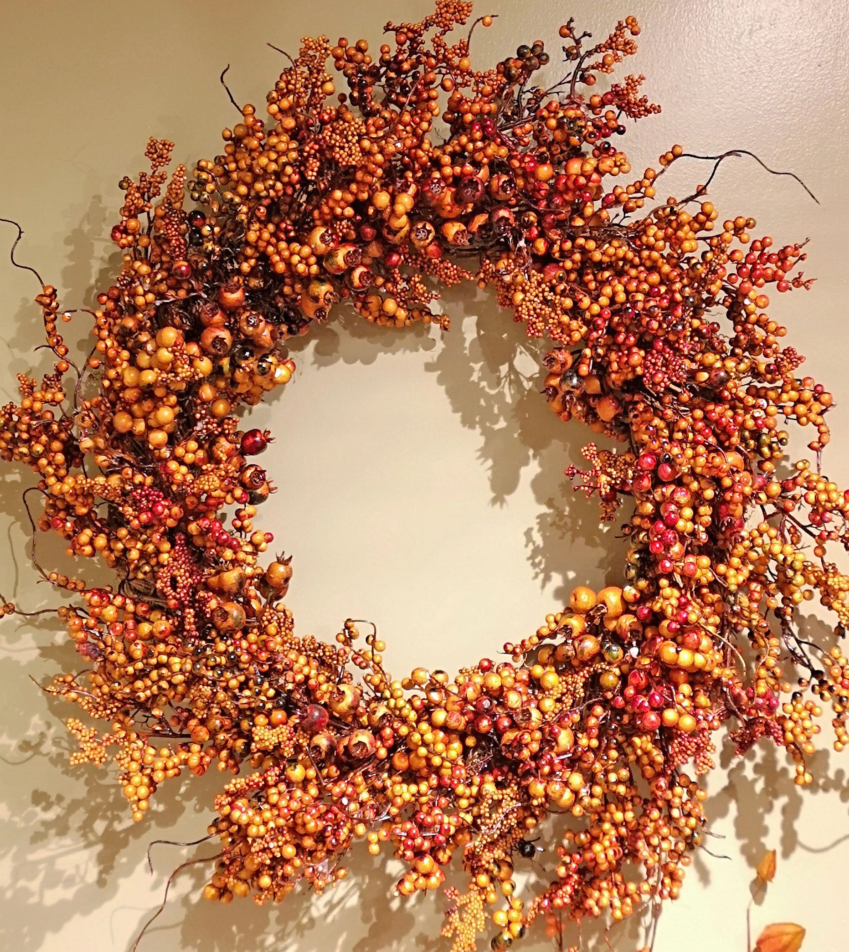 Faux Berry Foam 28'' Wreath | Wayfair North America