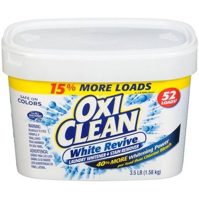 OxiClean White Revive Laundry Whitener + Stain Remover Powder - 3.5lbs | Target
